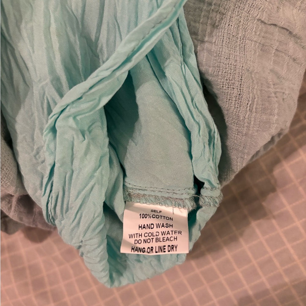 Just In Mint Blue Ruffle Dress - Picture 6 of 6